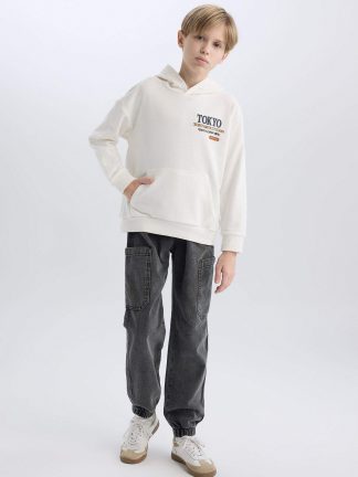 شلوار جین پسرانه مشکی دفکتو