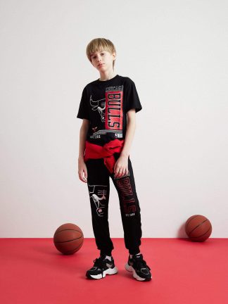 شلوار راحتی پسرانه مشکی دفکتو