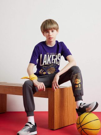 شلوار راحتی پسرانه خاکستری تیره دفکتو