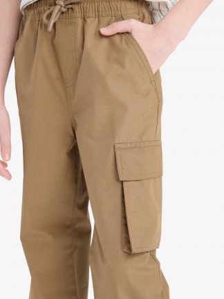 شلوار پسرانه قهوه ای روشن دفکتو