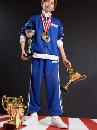 شلوار راحتی پسرانه آبی دفکتو