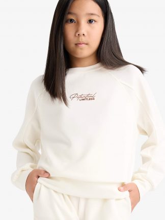 سویشرت دخترانه بژ دفکتو