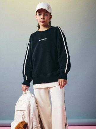 سویشرت دخترانه مشکی دفکتو