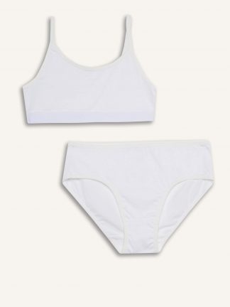 لباس زیر دخترانه سفید دفکتو