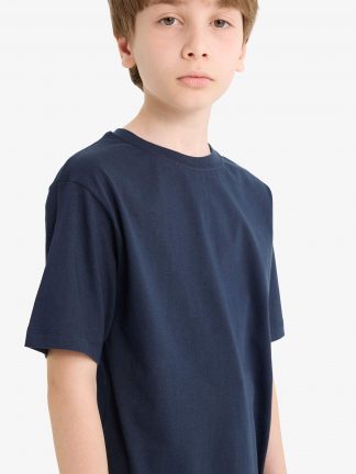 تی شرت پسرانه سرمه ای دفکتو