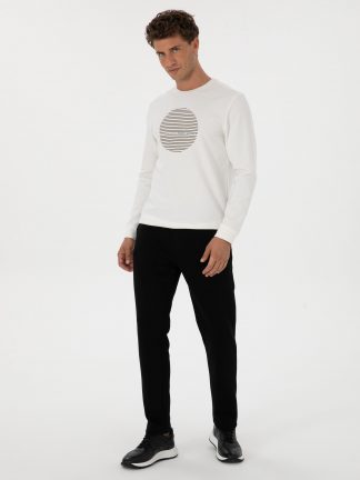 شلوار راحتی مردانه مشکی پیرکاردین