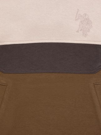 هودی پسرانه خاکی روشن یو اس پولو