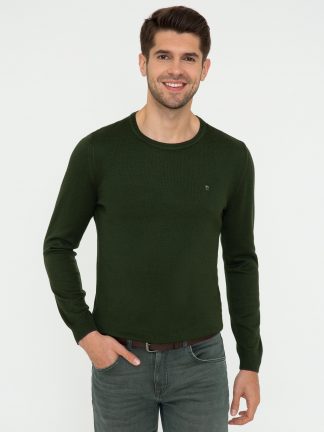 پلیور مردانه سبز پیرکاردین