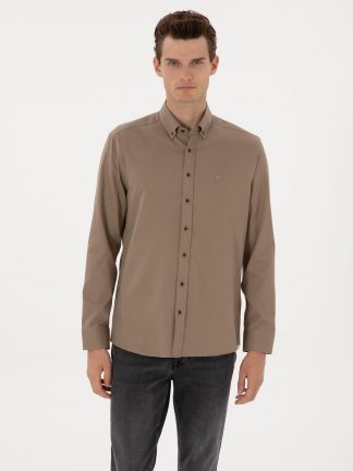 پیراهن آستین بلند مردانه راسویی پیرکاردین