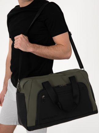 کیف ورزشی مردانه سبز پیرکاردین