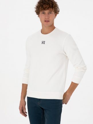 سویشرت مردانه کرم یو اس پولو