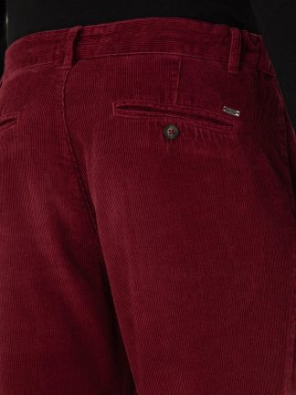 شلوار کتان مردانه زرشکی پیرکاردین