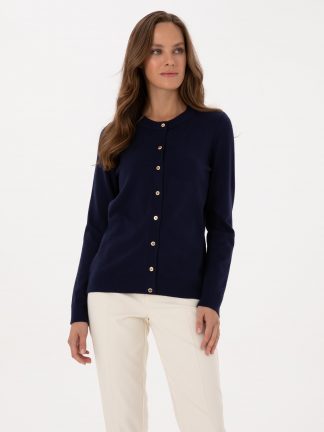 ژاکت زنانه سرمه ای پیرکاردین