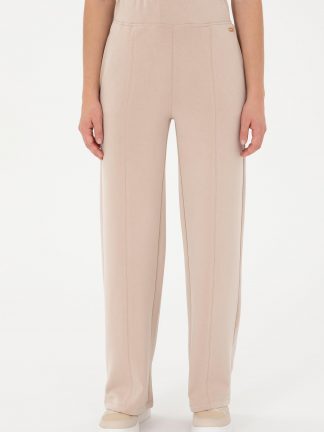 شلوار راحتی زنانه بژ یو اس پولو