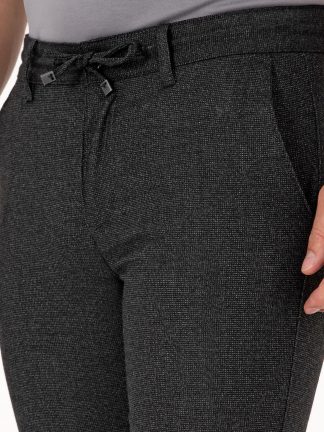 شلوار کتان مردانه خاکستری تیره پیرکاردین