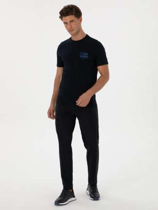 شلوار راحتی مردانه سرمه ای پیرکاردین