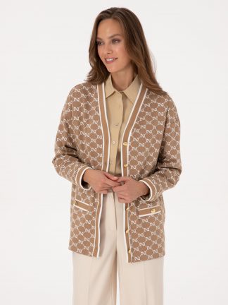 ژاکت زنانه بژ پیرکاردین