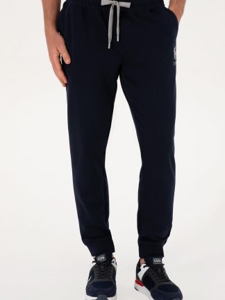 شلوار راحتی مردانه سرمه ای یو اس پولو