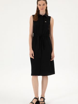 پیراهن زنانه مشکی یو اس پولو