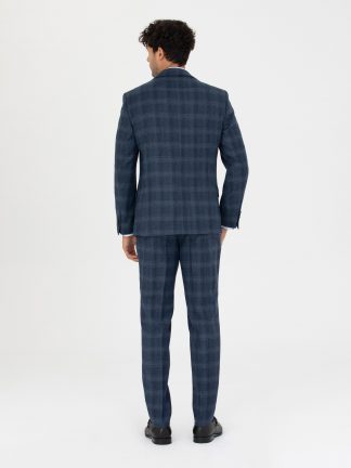 کت و شلوار مردانه سرمه ای پیرکاردین