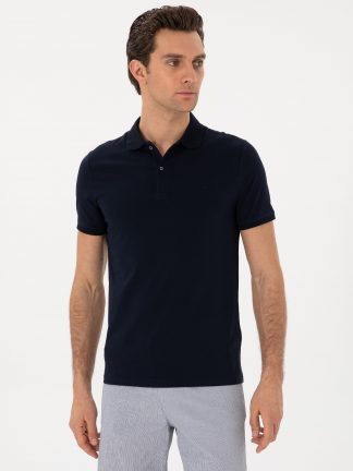 پولوشرت مردانه سرمه ای کاشارل