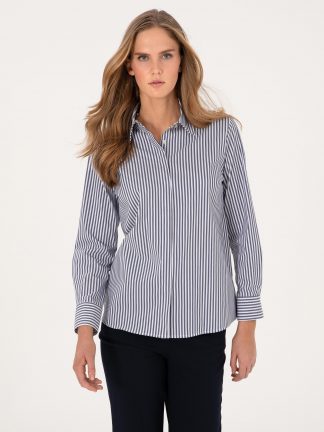 شومیز زنانه آبی پیرکاردین