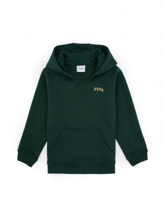 هودی پسرانه سبز تیره یو اس پولو