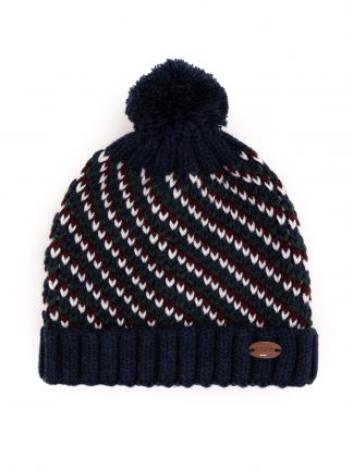 کلاه بافت پسرانه سرمه ای یو اس پولو