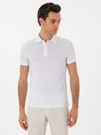 پولوشرت مردانه سفید کاشارل