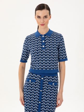 پولوشرت زنانه ساکس پیرکاردین