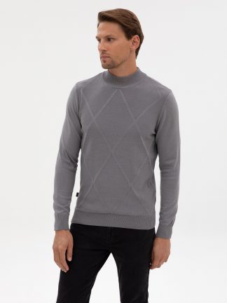 پلیور مردانه خاکستری پیرکاردین