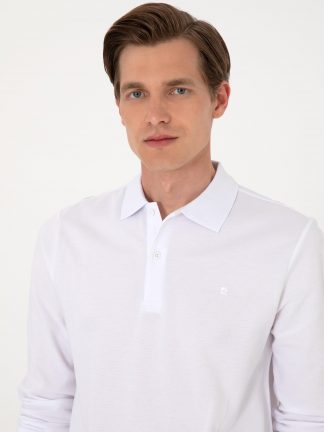 سویشرت مردانه سفید پیرکاردین