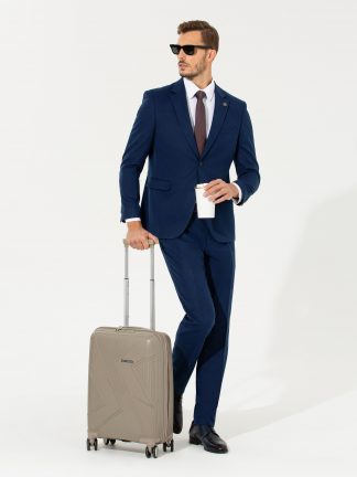 کت و شلوار مردانه آبی لاجوردی روشن پیرکاردین