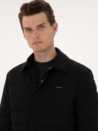 کاپشن مردانه مشکی پیرکاردین