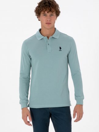 سویشرت مردانه نعنایی یو اس پولو