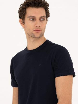 تی شرت مردانه سرمه ای کاشارل