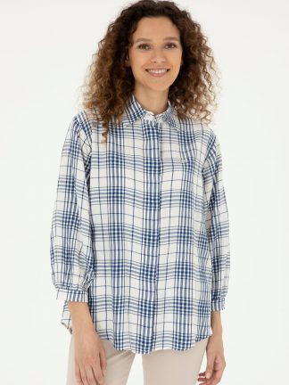 شومیز زنانه سرمه ای یو اس پولو