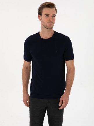 تی شرت مردانه سرمه ای کاشارل