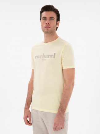 تی شرت مردانه زرد کاشارل