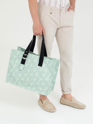 کیف مردانه نعنایی کاشارل