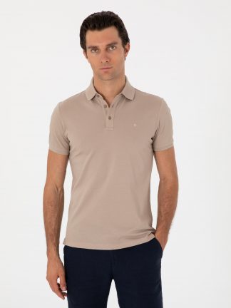 پولوشرت مردانه بژ کاشارل