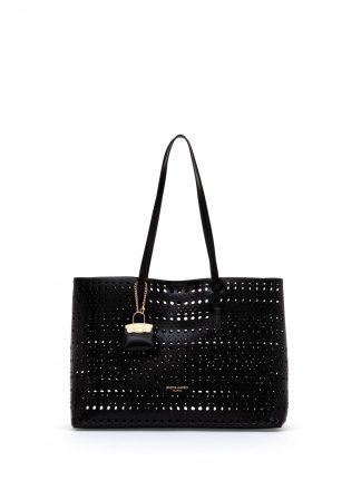 کیف دوشی زنانه مشکی پیرکاردین