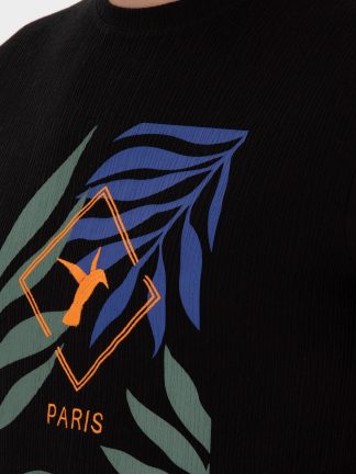 تی شرت مردانه مشکی کاشارل