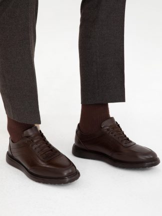 کفش روزمره مردانه قهوه ای پیرکاردین