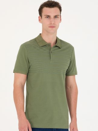 پولوشرت مردانه خاکی روشن پیرکاردین