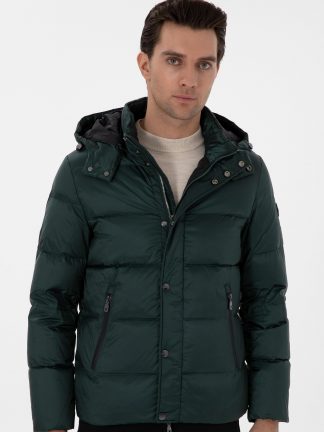 کاپشن مردانه زمردی کاشارل