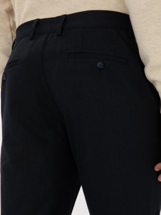 شلوار پارچه ای مردانه سرمه ای پیرکاردین