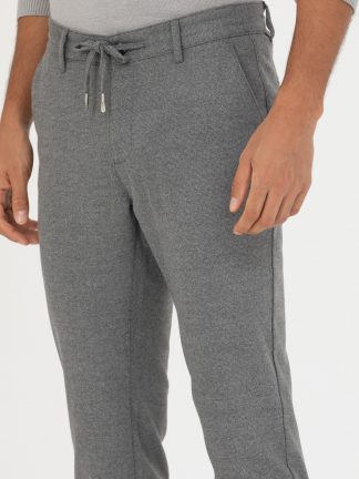 شلوار کتان مردانه خاکستری پیرکاردین