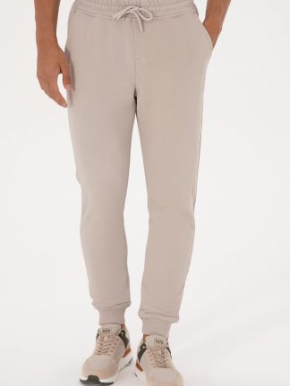 شلوار راحتی مردانه طوسی یو اس پولو