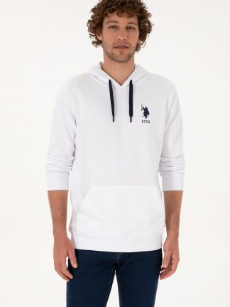 هودی مردانه سفید یو اس پولو